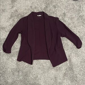 Maurices Deep Purple Women's Blazer